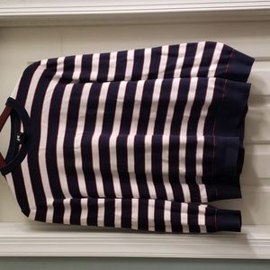 Mens size M striped navy sweater